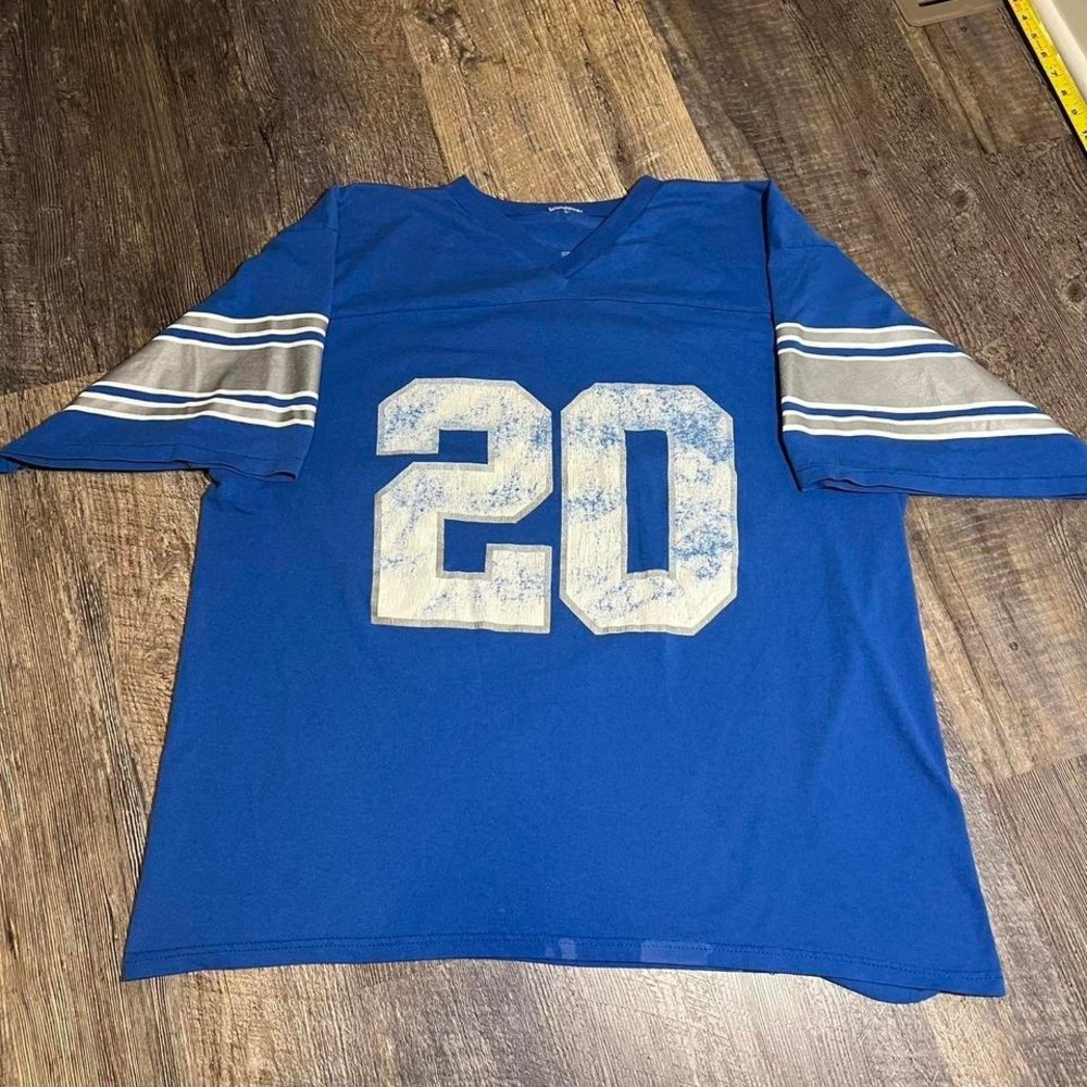 Vintage 1990s Detroit lions Barry sanders‎ jersey shirt XL - Picture 2 of 6
